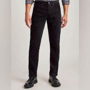 J. Crew Black Slim Straight Corduroy Jeans 33W